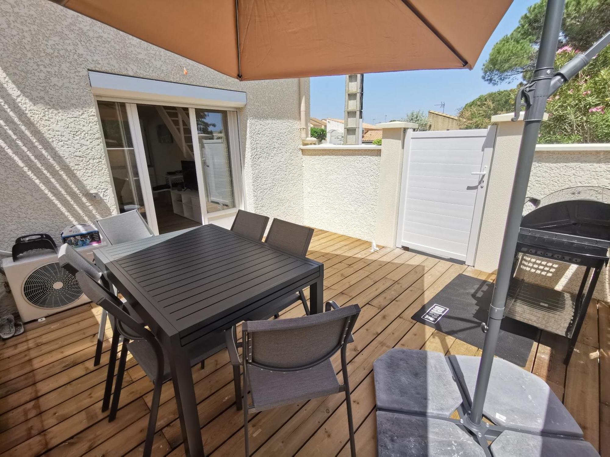 Maison Renovee A Marseillan Plage Extérieur photo